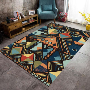 北欧摩洛哥复古民族风地毯客厅沙发茶几垫创意个性地毯卧室床边毯