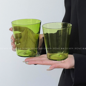 玻璃杯女高颜值水杯2024新款女杯子家用喝水夏天高级感水木明瑟杯