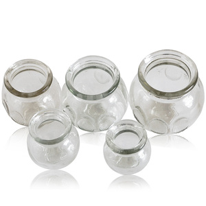 真空玻璃拔罐加厚防爆家用玻璃拔火罐1-5号医用透明玻璃火罐