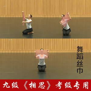中国舞蹈家协会考级四级九级相思舞蹈纱巾丝巾舞蹈手绢道具