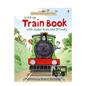 【预售】Train Book扭动发条玩具书 火车 儿童游戏读物