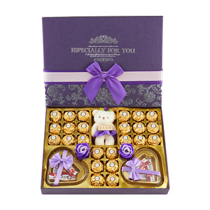 巧克力礼盒装送女友男友老婆情人高档创意礼品费列罗德芙生日礼物