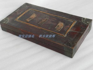帖盒拜匣嵌黄杨福禄寿三星老物件古物民俗古董明式清代