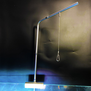 LED水族灯鱼缸灯具支架吊装型伸缩铝型材支架海水草鱼缸圆管灯架