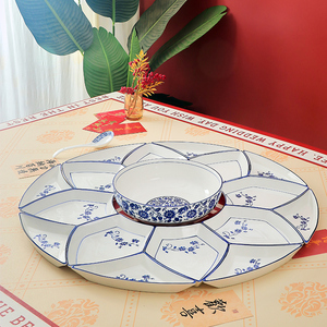 年夜饭家庭拼盘餐具组合过年盘子碗菜盘家用2023新款创意套装团圆