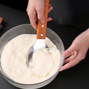 豆腐脑专用勺老式挖豆花工具不锈钢商用打豆腐脑工具厨房盛饭铲子