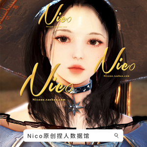 Nico原创-女巫 黑色沙漠PC端捏脸数据 女法师 甜妹咩宝 Steam台服