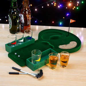 饮酒玩乐系列欧美流行高尔夫球酒吧玩具斗酒游戏助兴聚会酒架道具