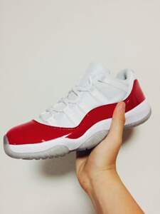 Air Jordan 11 Low白红 海军蓝 AJ11 cherry &navy528895-102-405