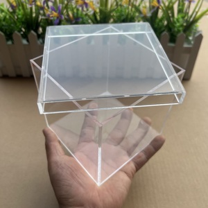 透明亚克力罩礼品盒收纳盒模型盒有机玻璃箱子食品展示盒定做加工
