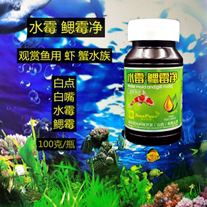 水霉鳃霉净鱼缸观赏鱼虾龟用杀虫药白点白嘴除霉水族杀菌消毒剂