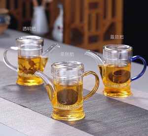 斌能达加厚玻璃泡茶壶耐热过滤冲茶器红茶泡绿茶办公室功夫茶具