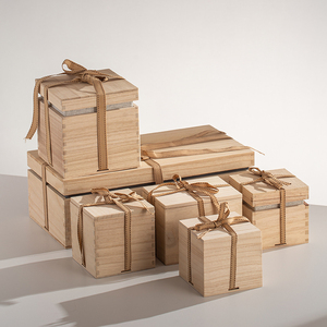 可以免费刻字的高档木盒礼物盒 精致伴手礼小木盒小批量定制定做