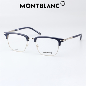 Montblanc万宝龙眼镜框商务休闲眉线框光学近视眼镜架MB0243O
