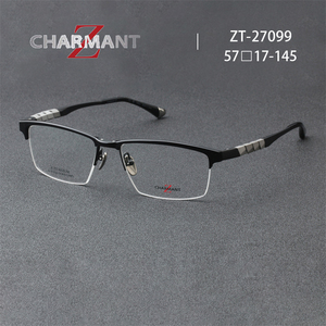 CHARMANT夏蒙眼镜架Z钛系列男商务半框ZT27099