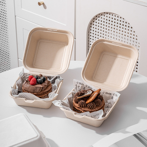 便当盒打包蛋糕盒子汉堡提拉米苏一次性包装纸盒甜品三明治小饭盒