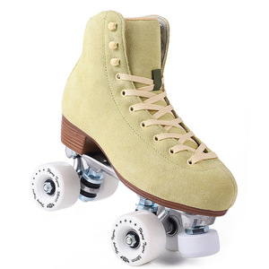 溜滑冰鞋2022双排轮滑鞋男女儿童四轮旱冰人小孩滑轮鞋成年滑冰轮
