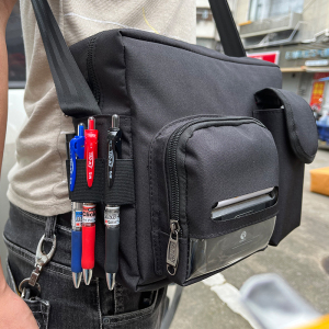 快递员便携式打印机包专业便携打单机背包标签机挎包打印机腰包