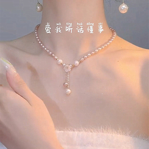 珍珠项链轻奢时尚气质2023新款潮女短款锁骨链小众设计感高级颈链