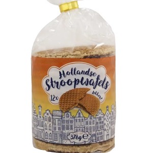 满2包包邮 现货荷兰特产进口AH华夫饼干蜂蜜焦糖零食stroopwafels