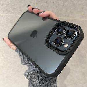 黑色耐脏简约苹果13promax手机壳iphone14套12全包防摔11透明15pro硬壳