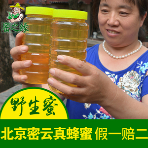 北京百花蜜 蜂蜜纯天然农家自产 野生 散装密云深山土蜂蜜2斤装