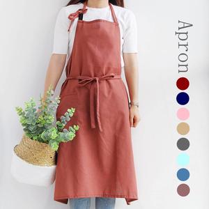 Apron polyester cotton painting clothes work clothes shop cl