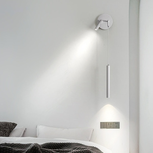 北欧床头壁灯极简卧室现代灯具简约房间轻奢灯创意氛围床头射灯