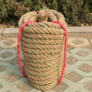 包邮麻质拔河绳30米25米20米4cm3cm拔河绳子粗麻绳 拔河比赛用绳