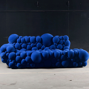 新款设计师创意分子球球沙发客厅样板房沙发网红多人位泡泡沙发