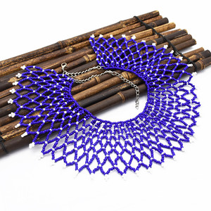 艾德维国际印第安土著部落民族风手工树脂珠串流苏时尚项链吊坠