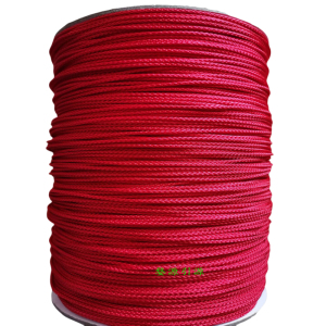 2毫米2.5红色耐用绳沉水涤纶丙纶绑坠绳撒网底钢绳全编织花蓝吊绳