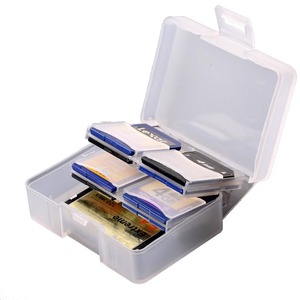 单反相机SD卡收纳盒CF卡存储盒保护套 便携防水防摔卡盒 数码配件