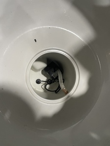 包邮景德镇过滤器陶瓷循环流水鱼缸专配水泵带皮塞一套大号小号缸