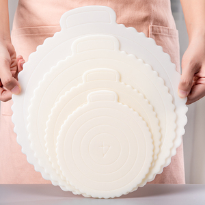 重复使用生日蛋糕垫慕斯底托塑料6寸8家用正方形圆形拖食品级