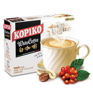 （24杯）可比可白咖啡拿铁卡布奇诺摩卡火山咖啡进口kopiko速溶
