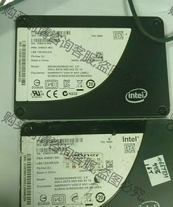 intel 英特尔 slc颗粒 64g 2.5寸 SSD 固 议价出售