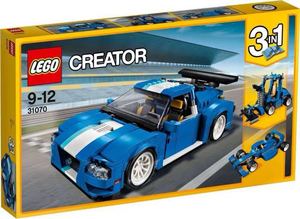 乐高创意百变系列 31070 涡轮赛道赛车 LEGO 积木拼插礼物