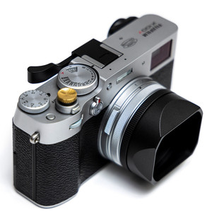 Fujifilm/富士X100V相机遮光罩X100T/X70方形金属遮光罩兼容滤镜
