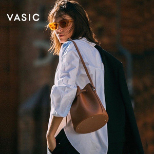 VASIC中号Club Mini 单肩斜挎水桶包 小众质感抽绳女包