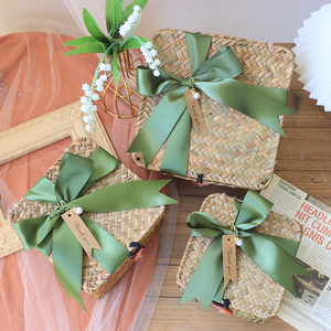 伴娘伴手礼礼盒创意结婚实用回礼盒竹篮空盒欧舒丹礼物盒圣诞节日