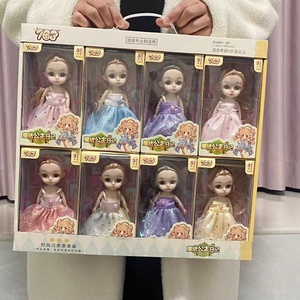 芭比娃娃之双层梦幻衣橱搭配女孩生日公主玩具社交互动过家家礼物