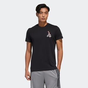 正品阿迪达斯詹姆斯·哈登篮球系列简约男子运动短袖T恤GK5211