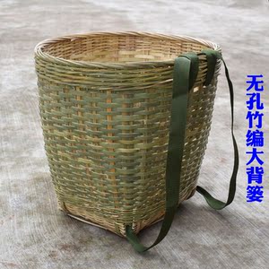 背竹筐,竹筐竹篮竹篓,竹筐_大山谷图库