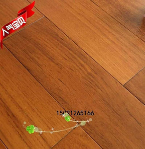 二手木地板纯 实木地板缅甸柚木安信品牌地板999新适合地暖地热的