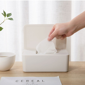 北欧ins简约风湿纸巾盒 家用防尘带盖多功能湿巾收纳盒厕所抽纸盒