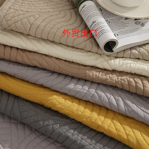 外贸尾单纯棉沙发垫四季通用防滑全棉坐垫子皮沙发套罩全包盖布巾