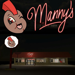 曼尼汉堡店 Manny's 游戏 正版PC电脑恐怖单机 包更新