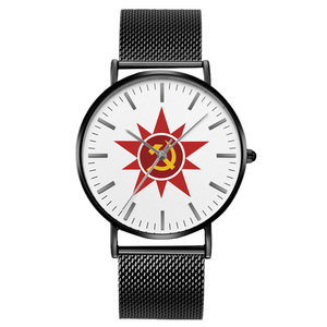 红色警报警戒周边手表腕表 苏联logo 盟军鹰标识印制动漫游戏手表