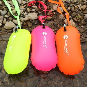 冬泳救生装备气泡袋跟屁虫安全气囊户外运动浮标防溺水漂流球游包
